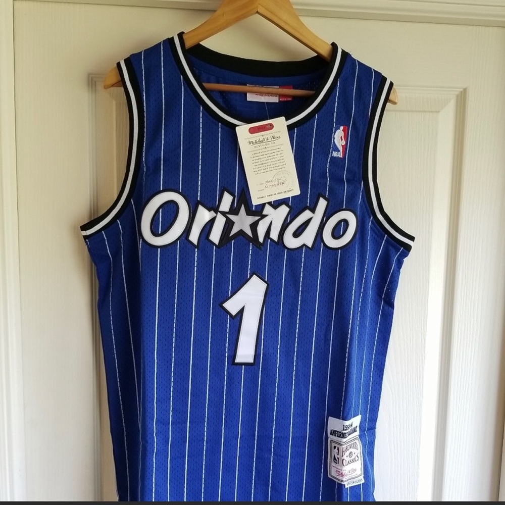 NWT Anfernee “Penny” Hardaway Authentic Orlando Magic Mitchell & Ness jersey Lg